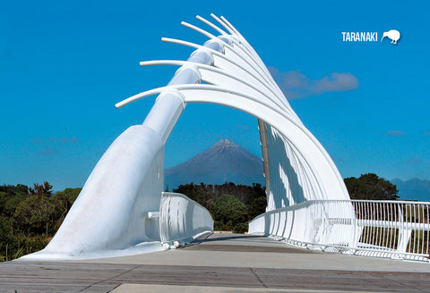 STA923 - New Plymouth - The Te Rewa Rewa Bridge - Small Pos - Postcards NZ Ltd