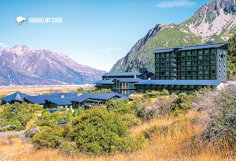 SMC346 - Hermitage, Mt Cook - Small Postcard - Postcards NZ Ltd