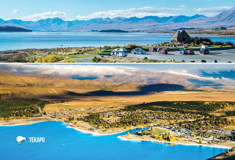 SMC371 - Tekapo Multi - Small Postcard - Postcards NZ Ltd