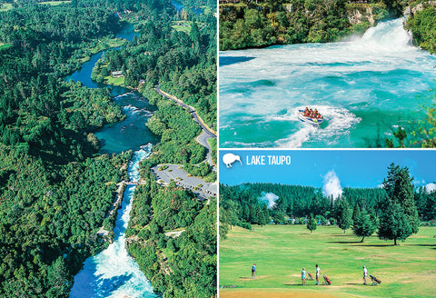 SRO241 - Rotorua - Geyser - Small Postcard