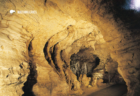 SWC941 - Alabaster Column, Aranui Cave - Small Postcard