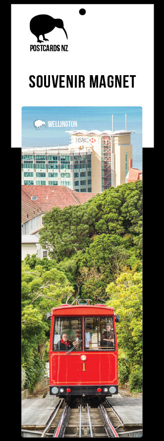 PWG135 - Wellington Cable Car - Panoramic Magnet