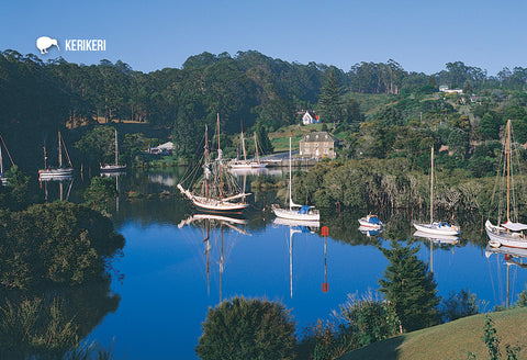 SBI174 - Bay Of Islands,  Aerial - Small Postcard