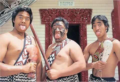 SRO255 - Maori Concert Group - Small Postcard