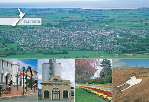 SCA418 - Waimate Multi - Small Postcard - Postcards NZ Ltd