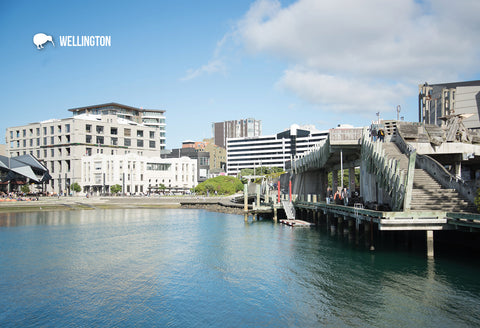 SWG985 - Jervois Quay, Wellington - Small Postcard - Postcards NZ Ltd