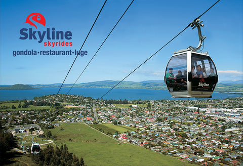 SRO885 - Lookout Point Lake Taupo - Small Postcard