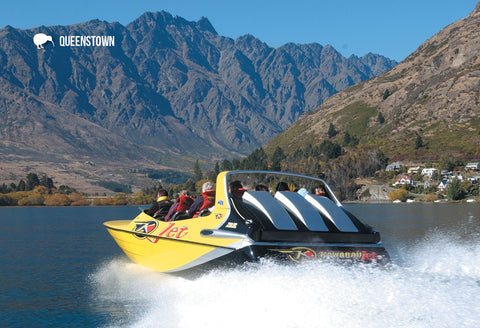 SQT13 - Kawarau Jet, Queenstown - Small Postcard - Postcards NZ Ltd