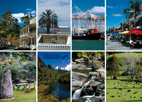 LBP034 - Tauranga - Large Postcard - Postcards NZ Ltd