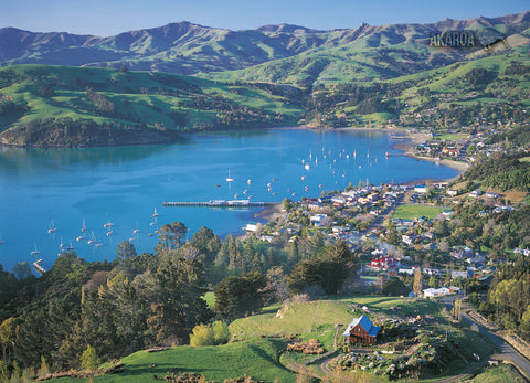 LCA038 - Akaroa - Large Postcard - Postcards NZ Ltd