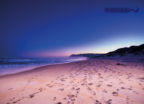 LDN054 - Saint Kilda Beach, Dunedin - Large Postcard - Postcards NZ Ltd