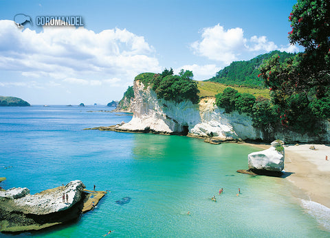 LHW088 - Cathedral Cove - Large Postcard - Postcards NZ Ltd