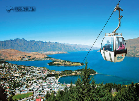 LQT131 - Gondolas, Queenstown - Large Postcard - Postcards NZ Ltd