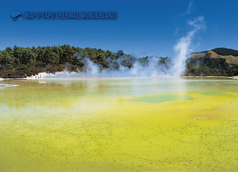 LRO147 - Wai-O-Tapu Thermal Wonderland - Large Postcard - Postcards NZ Ltd