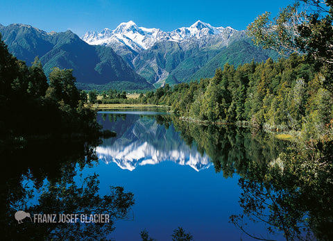 LWE167 - Lake Mathieson - Large Postcard - Postcards NZ Ltd