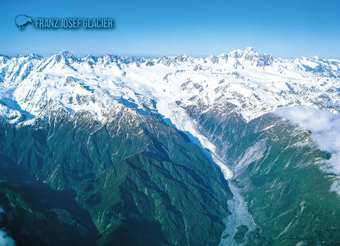 LWE171 - Franz Josef Glacier - Large Postcard - Postcards NZ Ltd