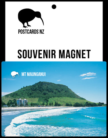 MBP023 - Mt Maunganui - Main Beach With Surfers - Postcards NZ Ltd