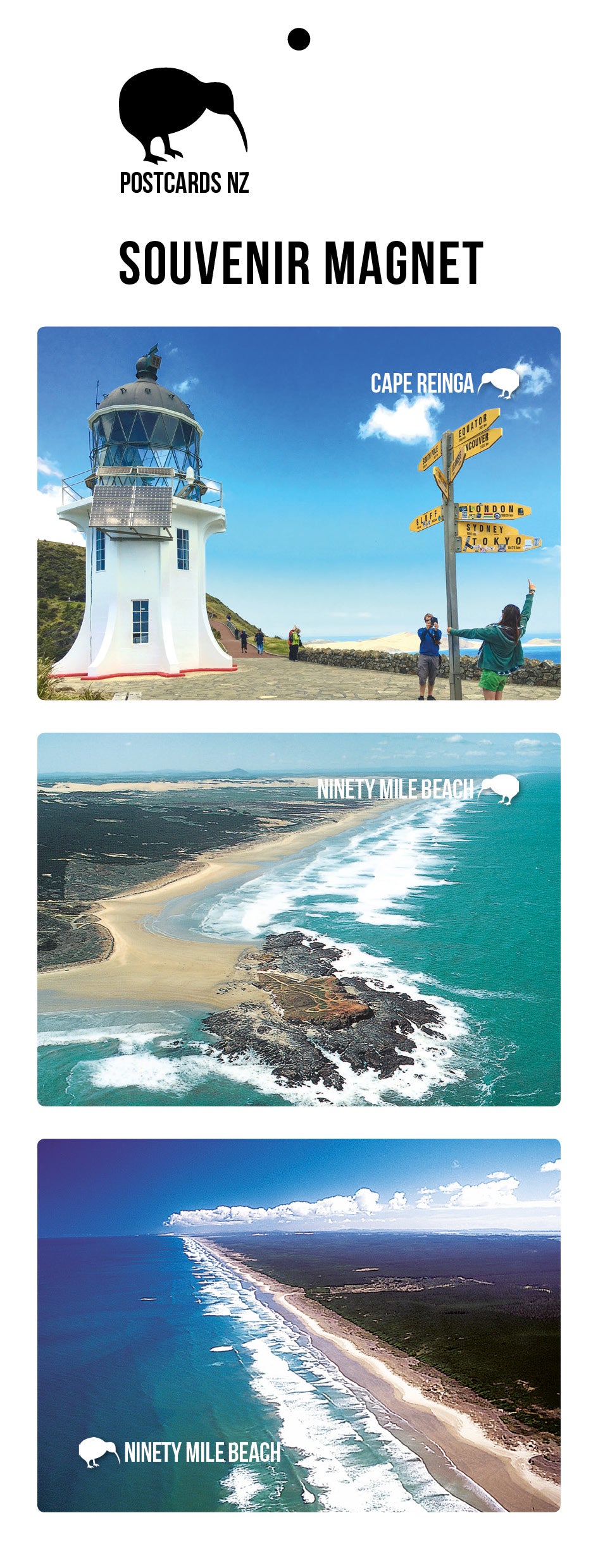 MNU5930 - Ninety Mile Beach Magnet Set