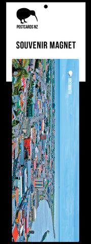 MPWE502 - Greymouth - Panoramic Magnet - Postcards NZ Ltd