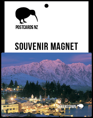 MQT198 - Queenstown At Dusk - Magnet - Postcards NZ Ltd