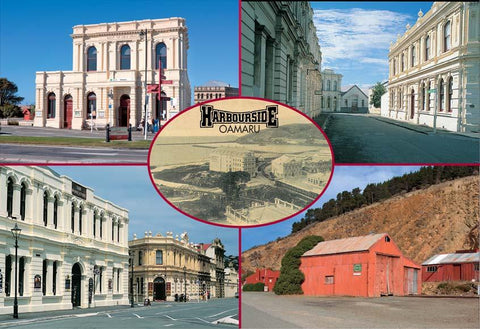 SOT780 - Oamaru Harbourside - Small Postcard - Postcards NZ Ltd