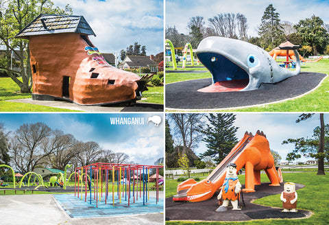 SMW1060 - Kowhai Park Whanganui - Small Postcard - Postcards NZ Ltd