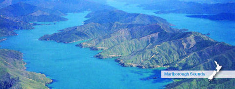 MPMB114 - Marlborough Sounds - Panoramic Magnet - Postcards NZ Ltd