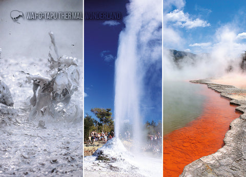 SRO867 - Wai-O-Tapu Thermal Wonderland - Small Postcard