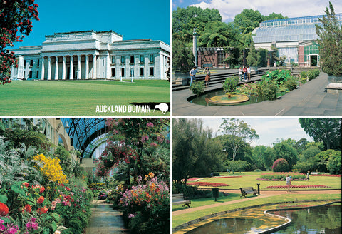 SAU127 - Auckland Domain - Small Postcard - Postcards NZ Ltd