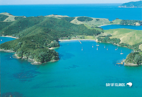 SBI165 - Otehei Bay - Small Postcard - Postcards NZ Ltd