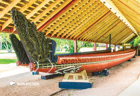 SBI164 - Maori House, Waitangi - Small Postcard