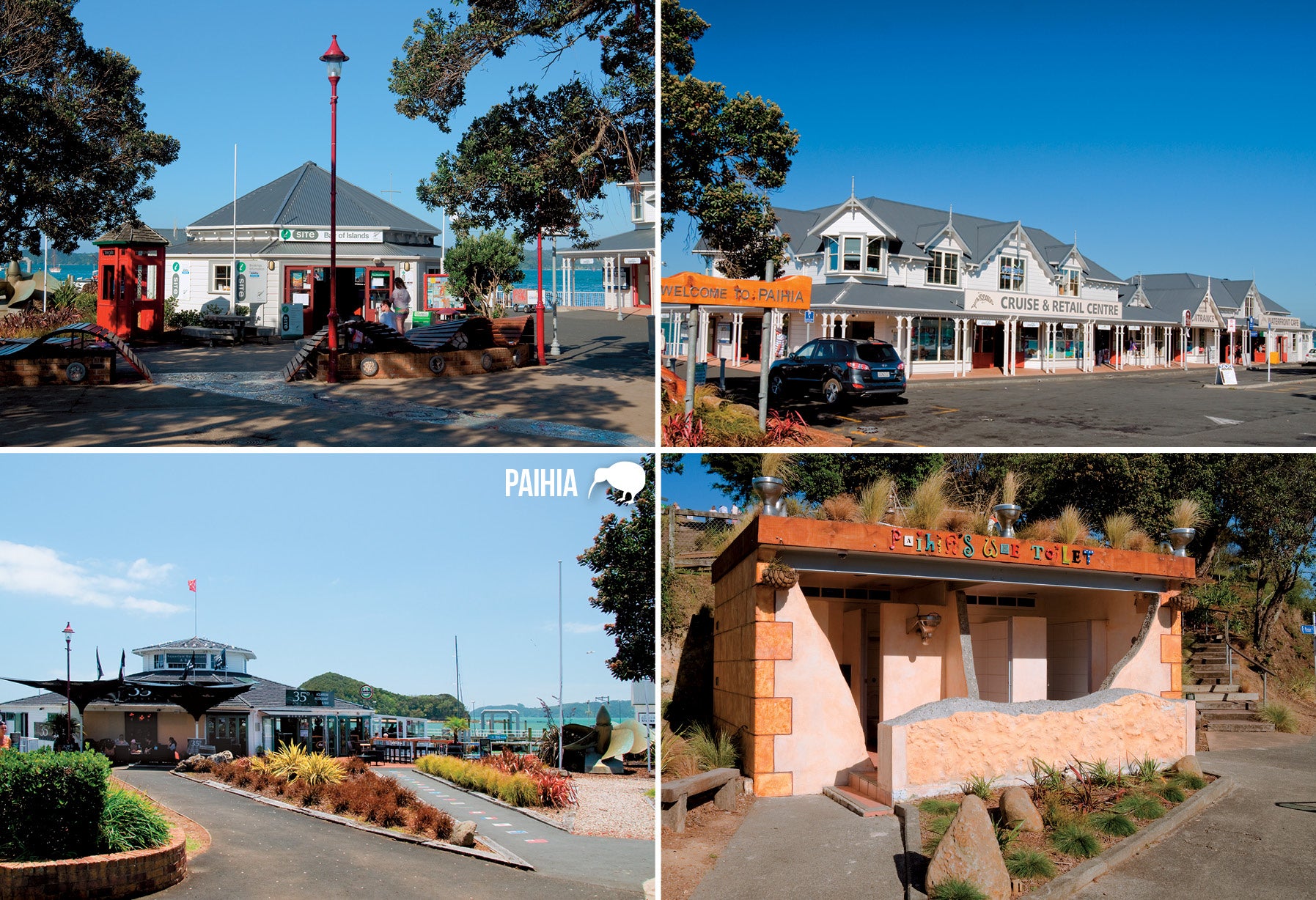 SBI184 - Paihia Waterfront, Bay Of Islands - Small Postcard