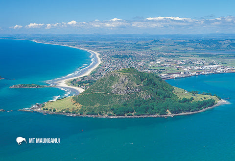 SBP191 - Mt Maunganui - Small Postcard - Postcards NZ Ltd