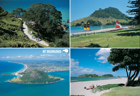 SBP192 - Mt Maunganui - Main Beach Summer Scene - Small Pos