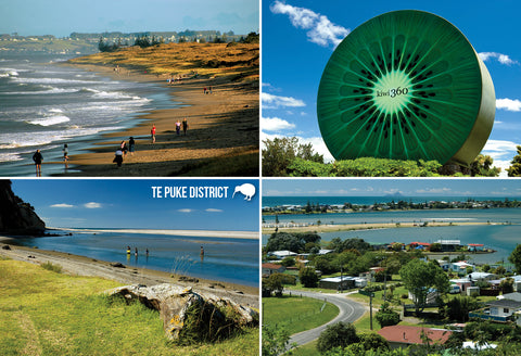 LRO140 - Rotorua 8 View Multi - Large Postcard