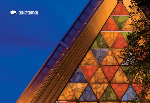 SCA292 - Cardboard Cathedral, Christchurch - Small Postcard - Postcards NZ Ltd