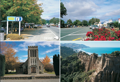 SCA636 - Cheviot Multi - Small Postcard - Postcards NZ Ltd