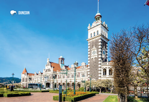 SDN26 - Railway Station - Small Postcard - Postcards NZ Ltd