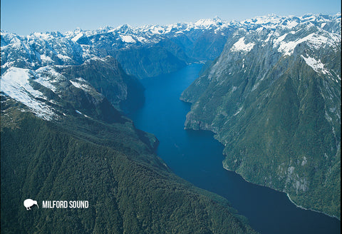 SFI57 - Mitre Peak Milford Sound - Small Postcard