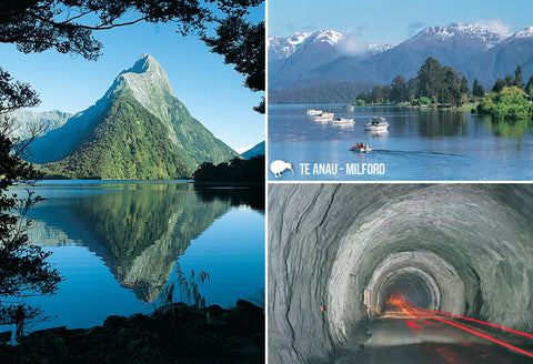 SFI54 - Milford Sound & Hotel - Small Postcard