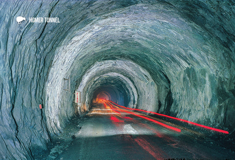 SFI668 - Homer Tunnel, Milford - Small Postcard - Postcards NZ Ltd