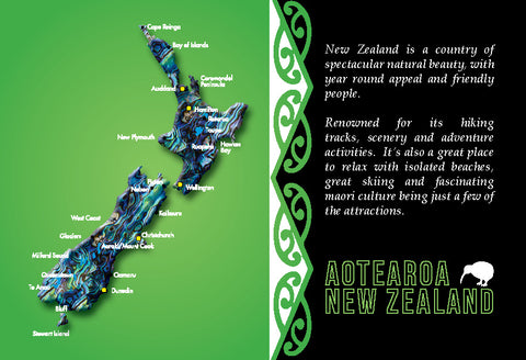 LGI081 - New Zealand 8 View Multi - Large Postcard