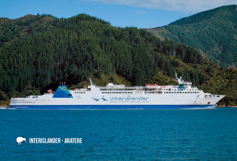 SMB660 - The Interislander, Aratere - Small Postcard - Postcards NZ Ltd