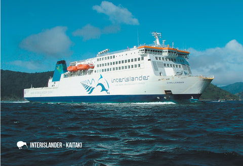 SMB661 - Interislander Ferry Kaitaki - Small Postcard - Postcards NZ Ltd