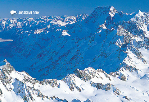 SMC342 - Hermitage, Mt Cook - Small Postcard