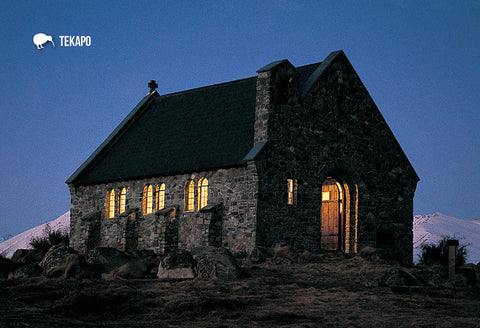 SMC342 - Hermitage, Mt Cook - Small Postcard