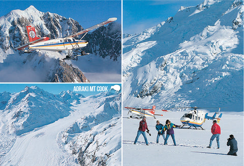 SMC372 - Mt Cook Aoraki - Small Postcard - Postcards NZ Ltd