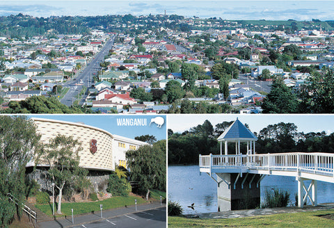 SMW1063 - Wanganui Multi - Small Postcard - Postcards NZ Ltd