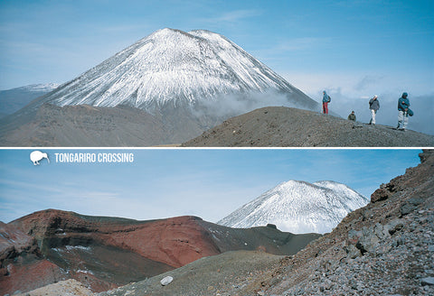 SMW21 - Mt Ruapehu From Desert Road - Small Postcard