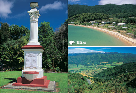 SNE751 - Takaka Nelson - Small Postcard - Postcards NZ Ltd